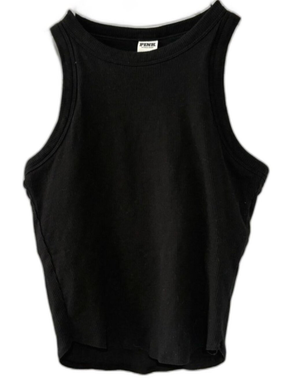 PINK Victoria's Secret Multi-Rib Cotton Tank size XS